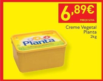 Recheio Margarina vegetal planta promoção