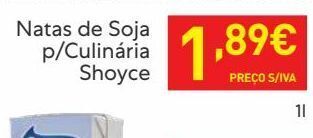 Recheio Alimentação shoyce promoção