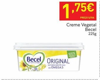 Recheio Margarina vegetal becel promoção