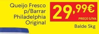 Recheio Queijo fresco philadelphia promoção
