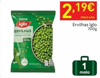Recheio Ervilhas congeladas iglo promoção