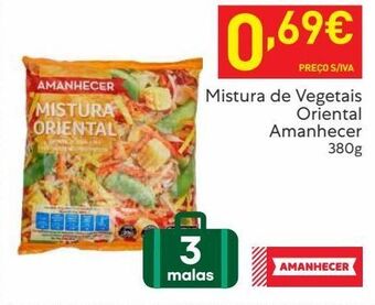 Recheio Verduras congeladas amanhecer promoção