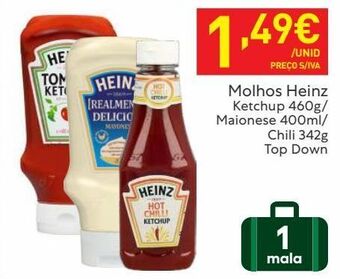 Recheio Molhos heinz promoção