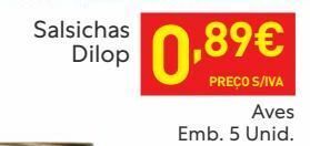 Recheio Salsicha promoção