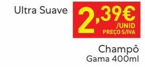 Recheio Shampoo ultra suave promoção