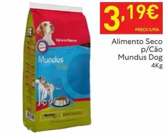Recheio Ração para cães mundus promoção