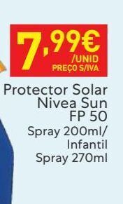 Recheio Protetor solar nivea sun promoção