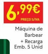 Recheio Barbear gillette promoção