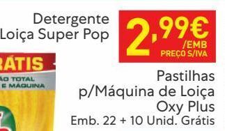 Recheio Detergente super pop promoção
