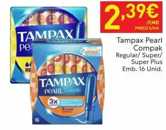 Recheio Limpadores tampax promoção