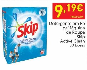 Recheio Detergente em pó skip promoção
