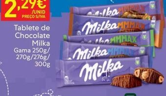 Recheio Chocolates milka promoção