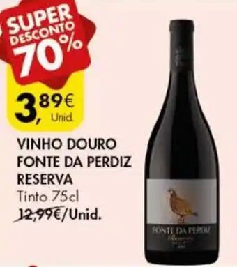 Pingo Doce Vinho Douro Fonte da Rerdiz Reserva 75cl promoção