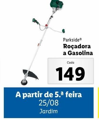Lidl Roçadeiras parkside promoção