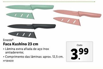 Lidl Facas ernesto promoção