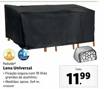 Lidl Protetor de mesa parkside promoção