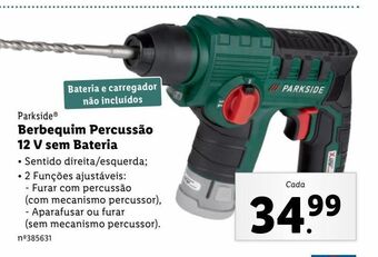 Lidl Furadeira parkside promoção