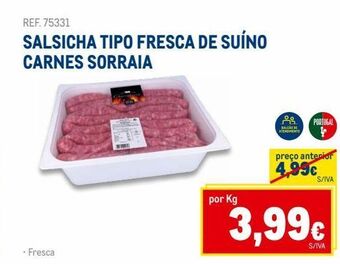 Makro Salsicha promoção