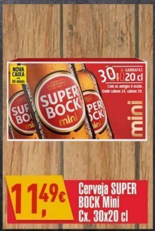Miranda Supermercados Cerveja super bock promoção