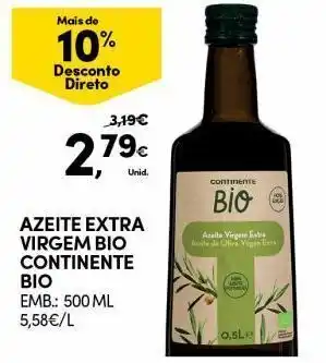 Continente Bom dia Azeite continente bio promoção