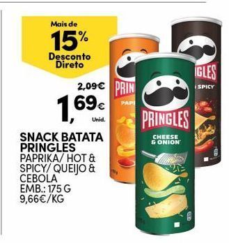 Continente Bom dia Batata chips pringles promoção