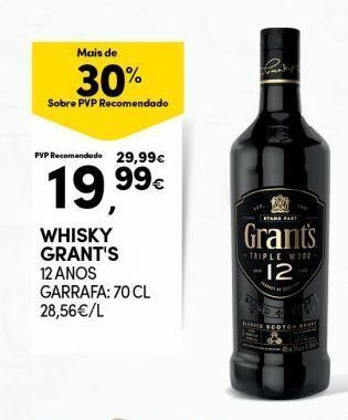 Continente Bom dia Uísque grant's promoção