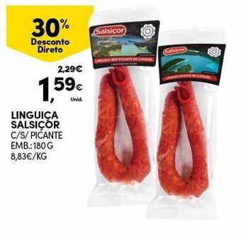 Continente Bom dia Linguiça promoção