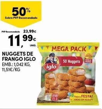 Continente Bom dia Nuggets de frango iglo promoção
