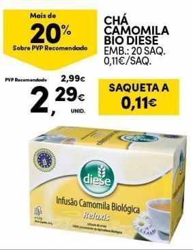 Continente Bom dia Chá diese promoção