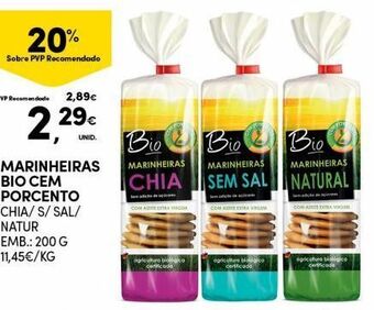 Biscoitos cem porcento
