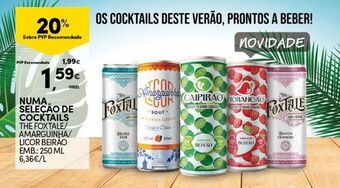 Bebidas alcoólicas
