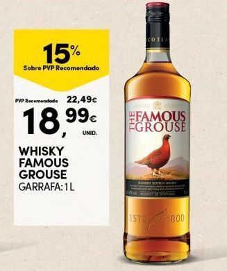 Uísque the famous grouse