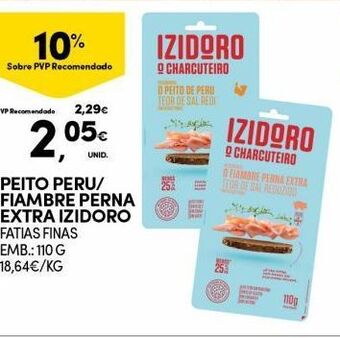 Continente Bom dia Presunto de peru izidoro promoção