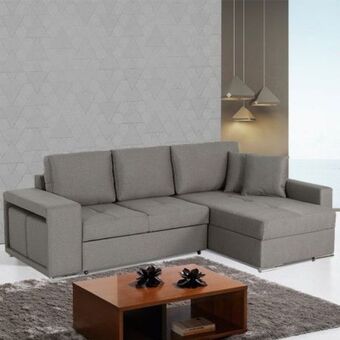 Homy Casa Sofá cama com chaise longue reversível kenya promoção