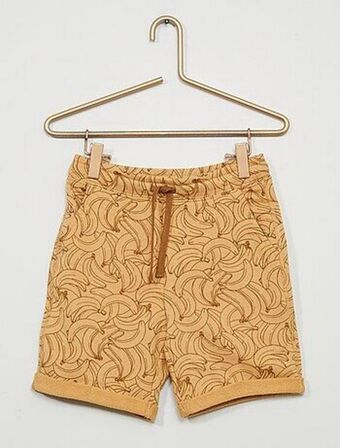 Kiabi Bermudas em moletão com estampado promoção