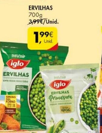 Pingo Doce Ervilhas 700g promoção