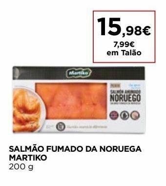 El Corte Inglés Salmão fumado martiko promoção
