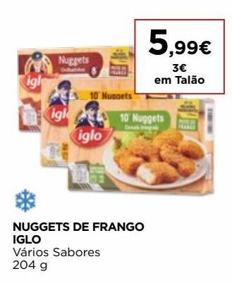 El Corte Inglés Nuggets de frango iglo promoção