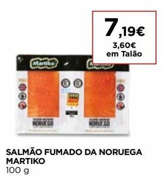 El Corte Inglés Salmão fumado martiko promoção