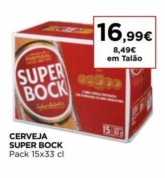 El Corte Inglés Cerveja super bock promoção