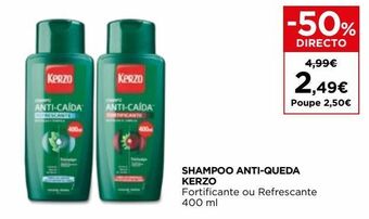El Corte Inglés Shampoo promoção