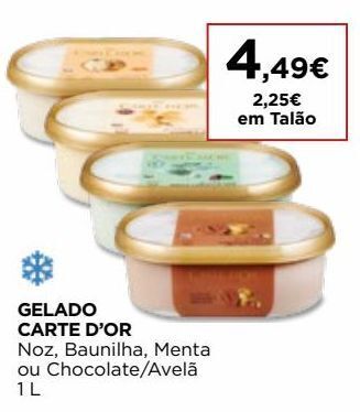 Gelados carte d'or