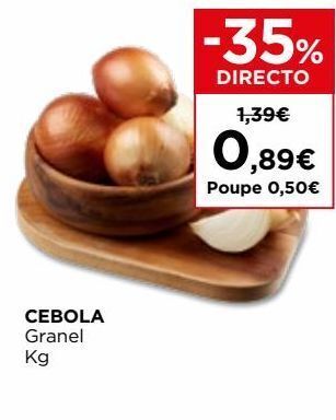 El Corte Inglés Cebola promoção