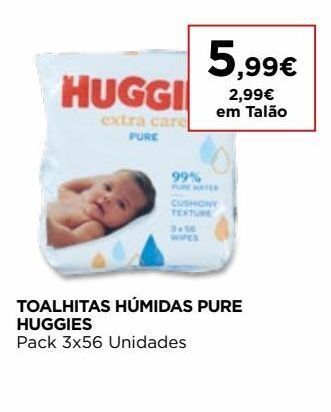 El Corte Inglés Toalhas umedecidas huggies promoção