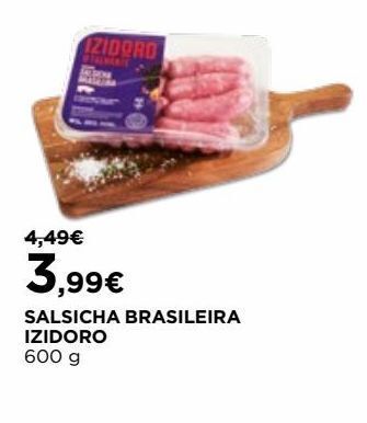 El Corte Inglés Salsicha izidoro promoção