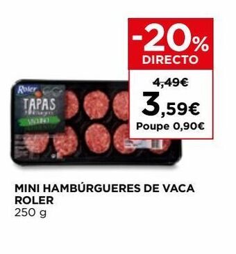 El Corte Inglés Hambúrguer promoção