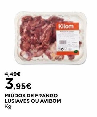 El Corte Inglés Frango promoção
