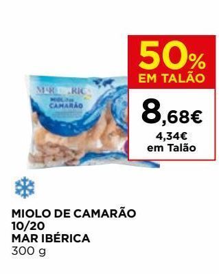 El Corte Inglés Camarão mar ibérica promoção