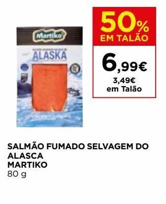 El Corte Inglés Salmão fumado martiko promoção