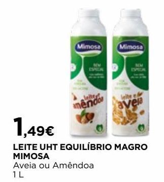 El Corte Inglés Leite mimosa promoção